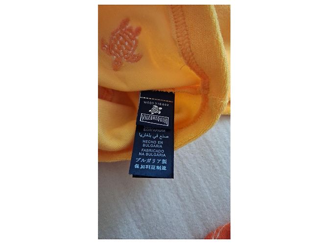 Polo Vilebrequin Flora Curcuma T38 Nuovo Con Etichette - vista 6