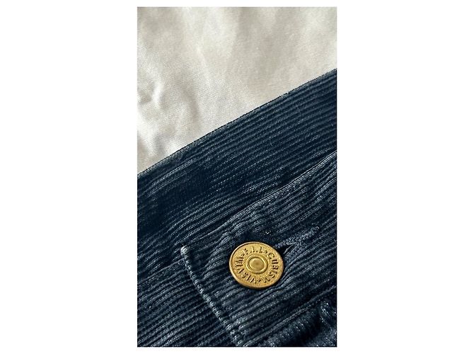 visvim Fluxus 10 Pantaloni Corduroy Blu Profondo XS Blu scuro - vista 3