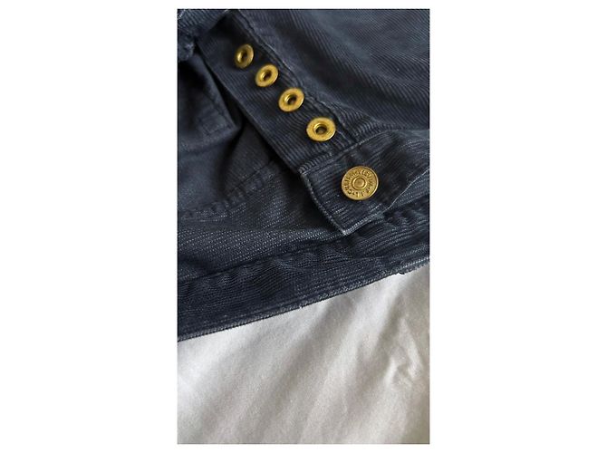 visvim Fluxus 10 Pantaloni Corduroy Blu Profondo XS Blu scuro - vista 4