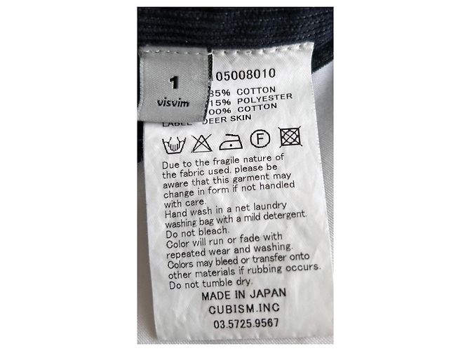 visvim Fluxus 10 Pantaloni Corduroy Blu Profondo XS Blu scuro - vista 5