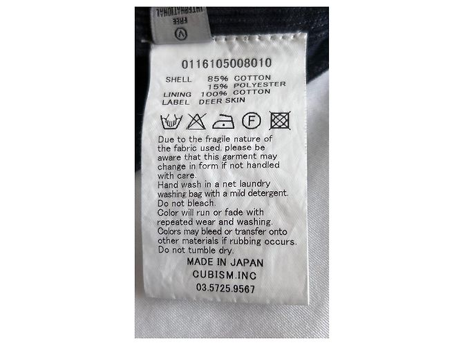 visvim Fluxus 10 Pantaloni Corduroy Blu Profondo XS Blu scuro - vista 6