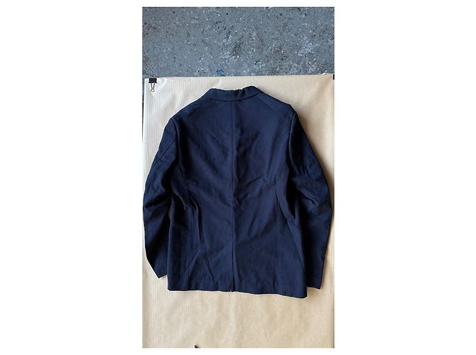 visvim Mesa Blazer Cotone Carta Blu Navy VS0001739 Blu scuro - vista 16