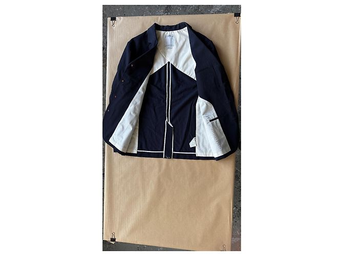visvim Mesa Blazer Cotone Carta Blu Navy VS0001739 Blu scuro - vista 2