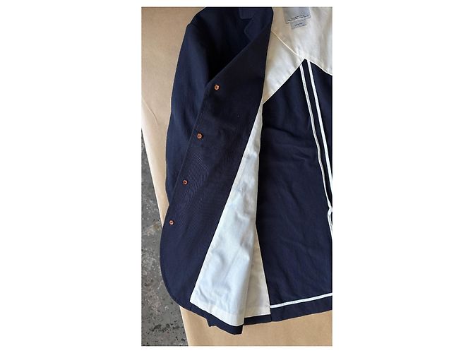 visvim Mesa Blazer Cotone Carta Blu Navy VS0001739 Blu scuro - vista 8