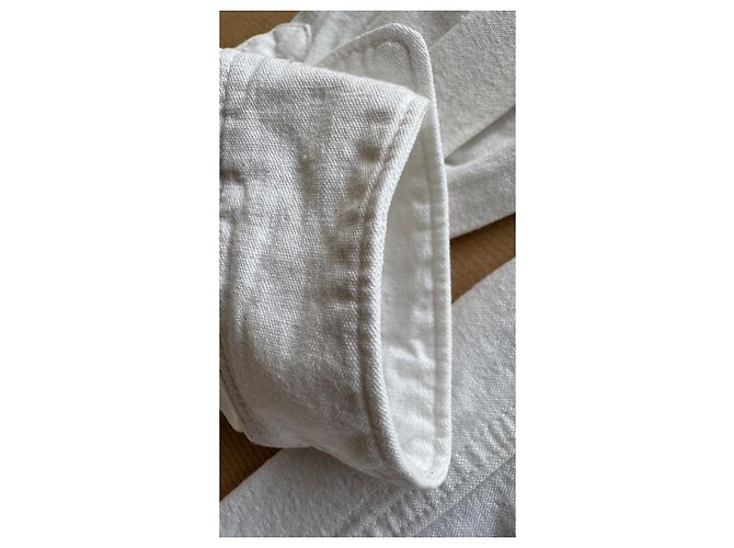 Visvim Long Rider Camicia a Maniche Lunghe Bleached F.I.L. Exclusive Bianco - vista 11