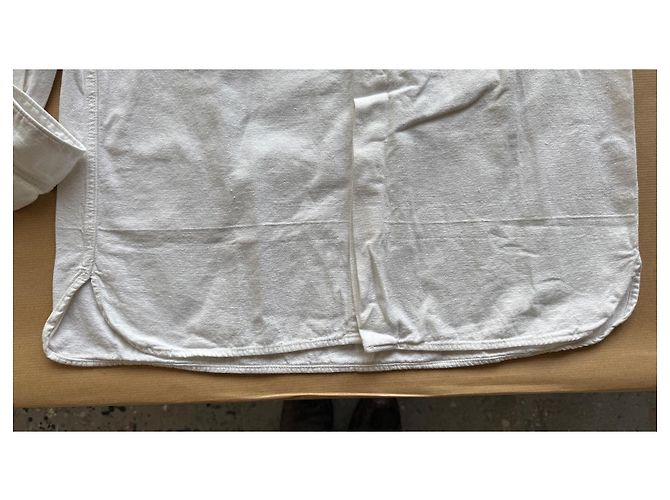 Visvim Long Rider Camicia a Maniche Lunghe Bleached F.I.L. Exclusive Bianco - vista 12