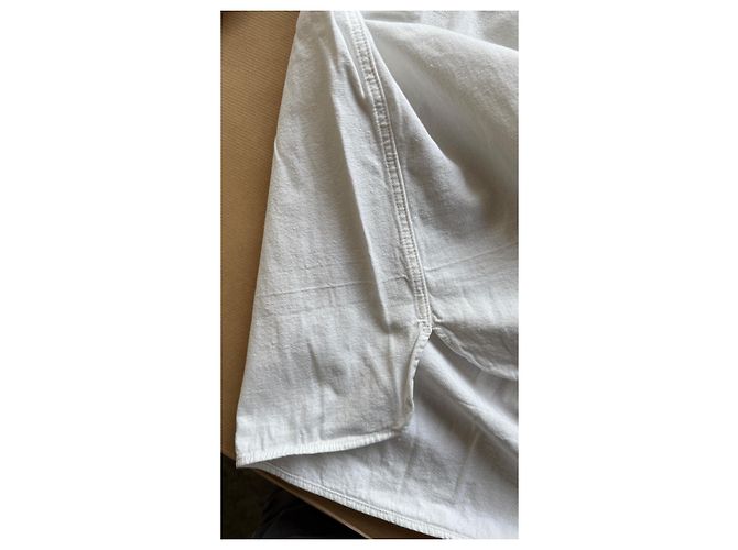 Visvim Long Rider Camicia a Maniche Lunghe Bleached F.I.L. Exclusive Bianco - vista 15