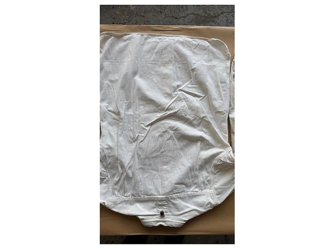 Visvim Long Rider Camicia a Maniche Lunghe Bleached F.I.L. Exclusive Bianco - vista 17