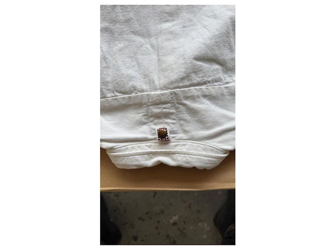 Visvim Long Rider Camicia a Maniche Lunghe Bleached F.I.L. Exclusive Bianco - vista 18