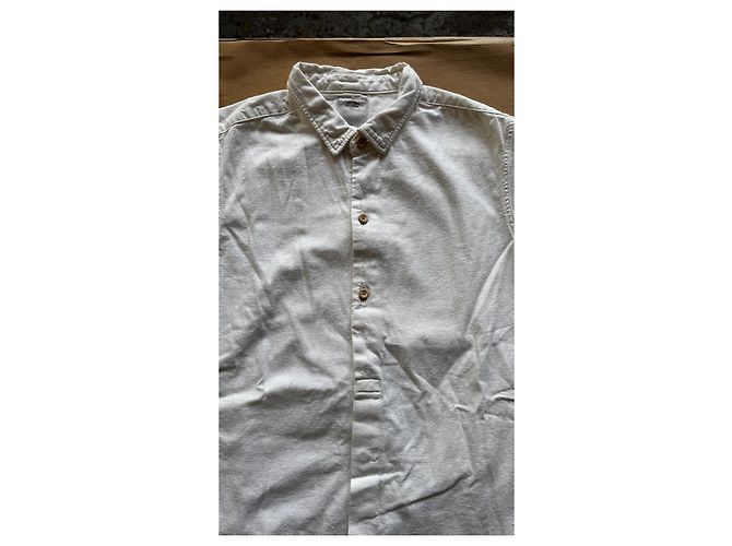Visvim Long Rider Camicia a Maniche Lunghe Bleached F.I.L. Exclusive Bianco - vista 3