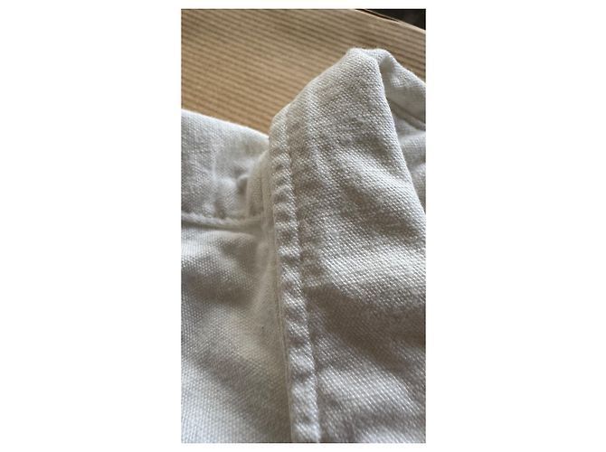 Visvim Long Rider Camicia a Maniche Lunghe Bleached F.I.L. Exclusive Bianco - vista 5