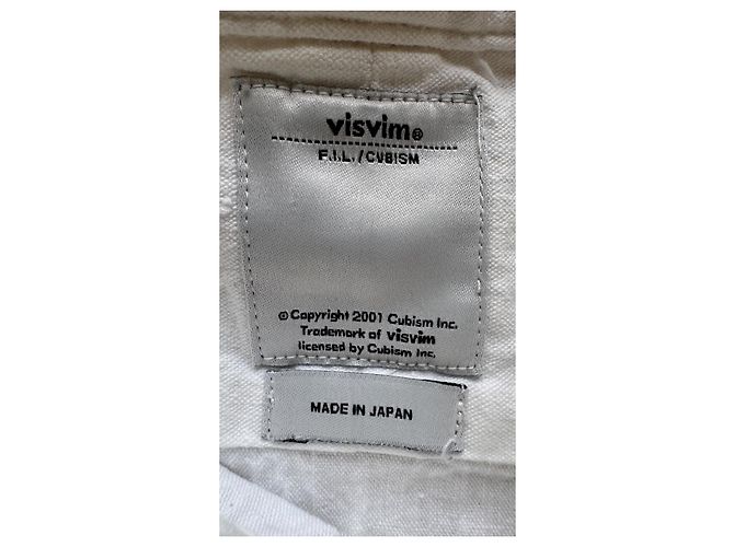 Visvim Long Rider Camicia a Maniche Lunghe Bleached F.I.L. Exclusive Bianco - vista 6