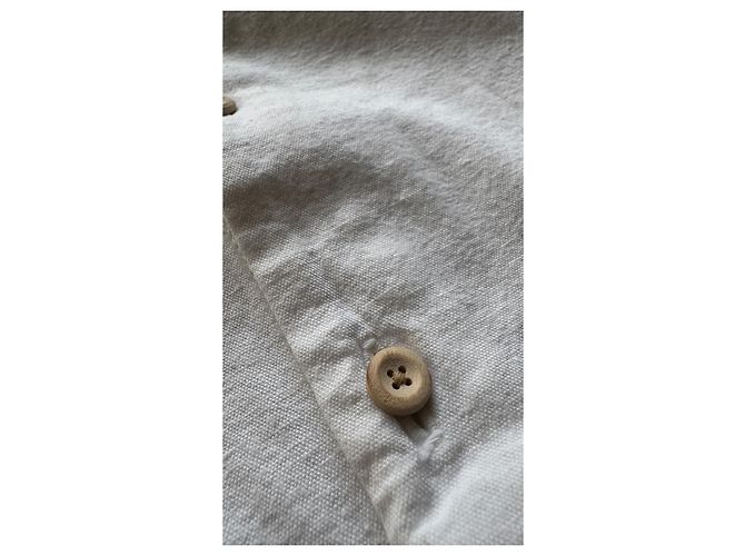 Visvim Long Rider Camicia a Maniche Lunghe Bleached F.I.L. Exclusive Bianco - vista 7