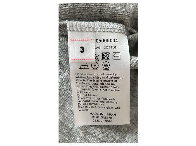 Visvim Sublig Tee S/S Grigio Realizzato in Giappone - vista 14