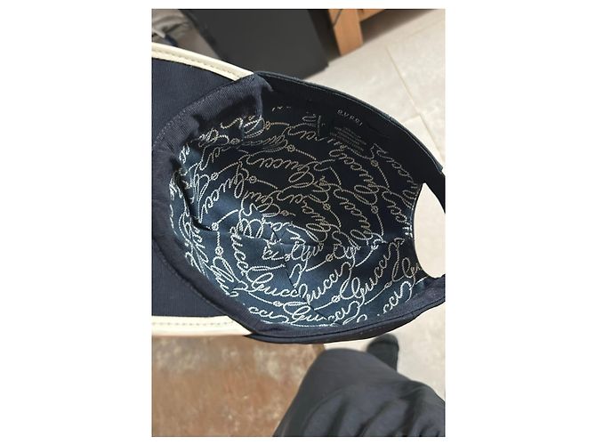 Cappellino Gucci in cotone nero - vista 3
