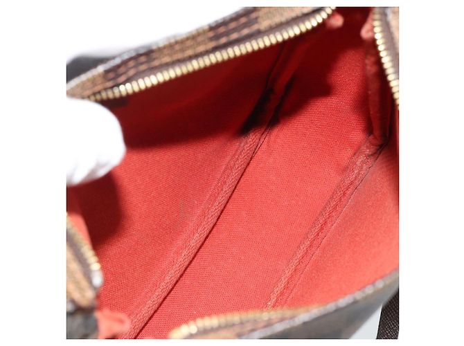 LOUIS VUITTON Damier Ebene Trousse Makeup Pouch N51982 LV Auth ka4893V - vista 11