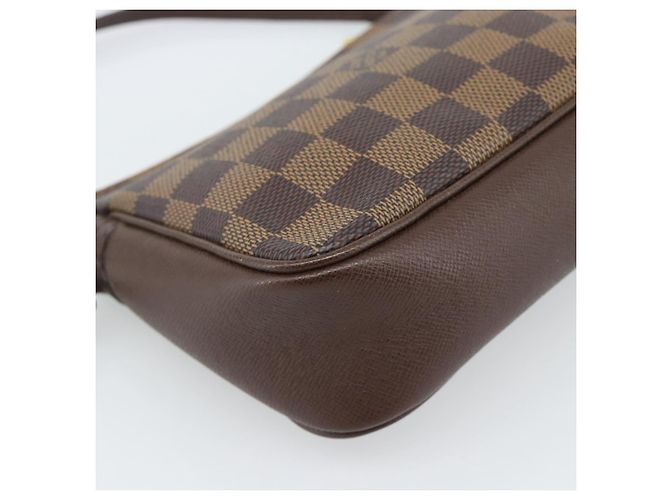 LOUIS VUITTON Damier Ebene Trousse Makeup Pouch N51982 LV Auth ka4893V - vista 17