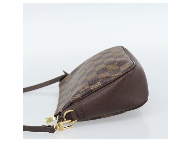 LOUIS VUITTON Damier Ebene Trousse Makeup Pouch N51982 LV Auth ka4893V - vista 3