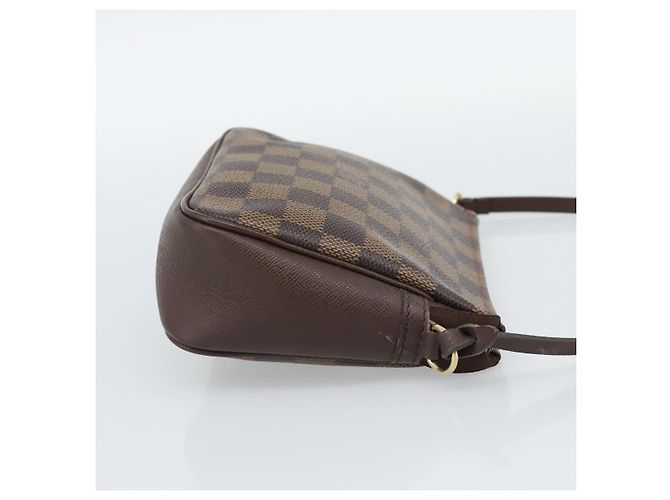 LOUIS VUITTON Damier Ebene Trousse Makeup Pouch N51982 LV Auth ka4893V - vista 4