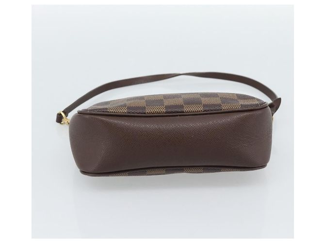 LOUIS VUITTON Damier Ebene Trousse Makeup Pouch N51982 LV Auth ka4893V - vista 5