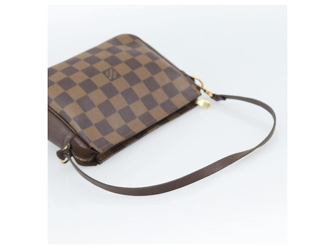 LOUIS VUITTON Damier Ebene Trousse Makeup Pouch N51982 LV Auth ka4893V - vista 7