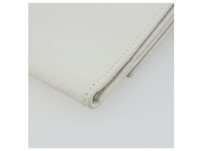 Cartera GUCCI Interlocking Sherry Line en cuero blanco y oro 131020 Auth yk20600A Dorado - vista 15