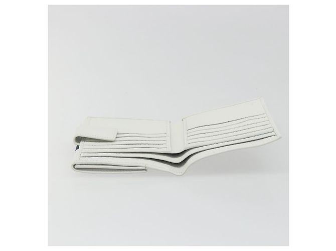 Cartera GUCCI Interlocking Sherry Line en cuero blanco y oro 131020 Auth yk20600A Dorado - vista 20