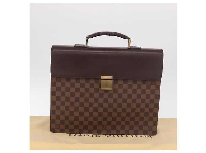 LOUIS VUITTON Damier Ebene Altona PM Briefcase N53315 LV Auth 189379 - vista 12