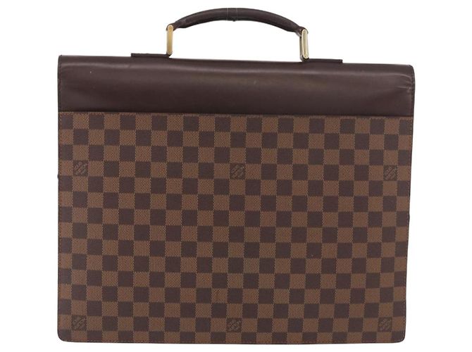 LOUIS VUITTON Damier Ebene Altona PM Briefcase N53315 LV Auth 189379 - vista 2