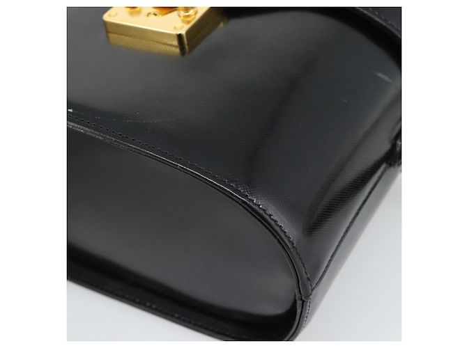 Borsa a mano Gianni Versace in pelle 2way Nero Oro Auth BA13533A D'oro - vista 16