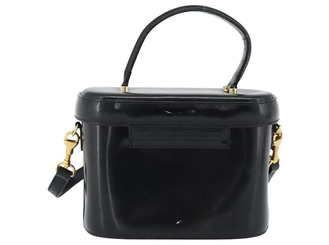 Borsa a mano Gianni Versace in pelle 2way Nero Oro Auth BA13533A D'oro - vista 2