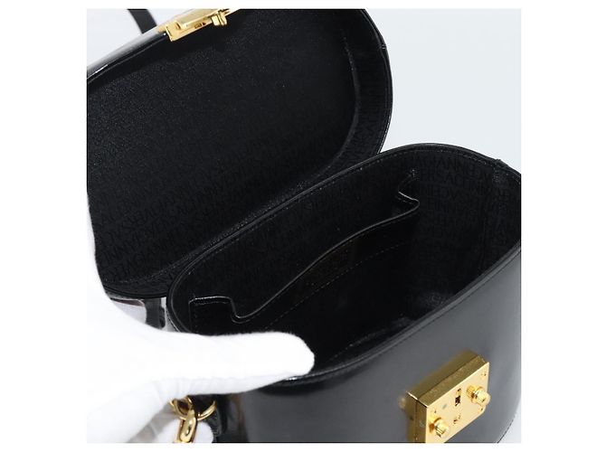 Borsa a mano Gianni Versace in pelle 2way Nero Oro Auth BA13533A D'oro - vista 22
