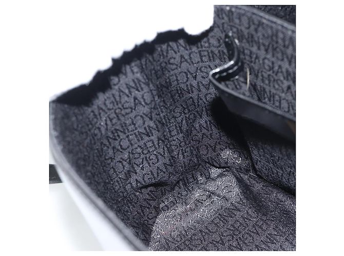 Borsa a mano Gianni Versace in pelle 2way Nero Oro Auth BA13533A D'oro - vista 24