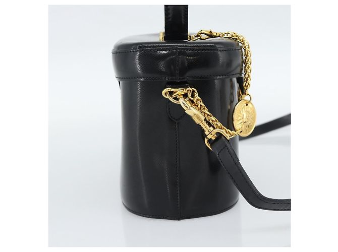 Borsa a mano Gianni Versace in pelle 2way Nero Oro Auth BA13533A D'oro - vista 3