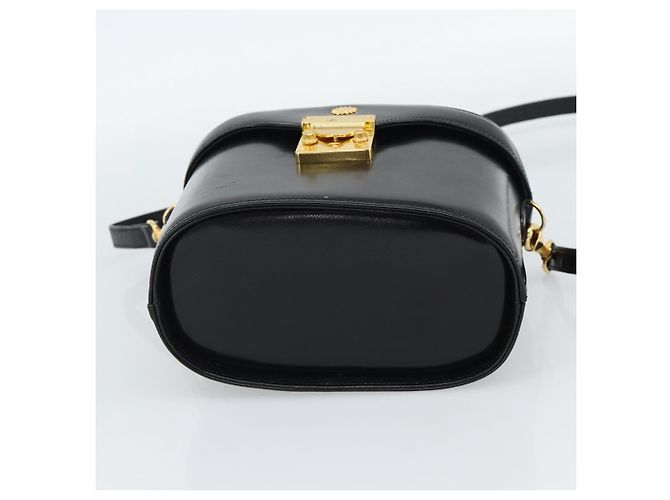 Borsa a mano Gianni Versace in pelle 2way Nero Oro Auth BA13533A D'oro - vista 5