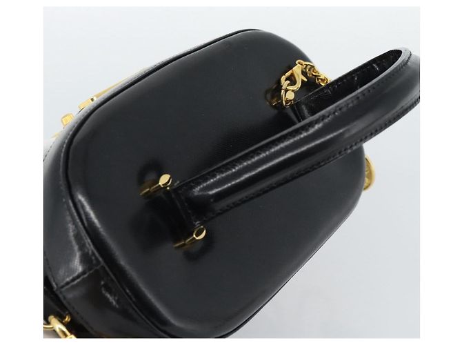 Borsa a mano Gianni Versace in pelle 2way Nero Oro Auth BA13533A D'oro - vista 6