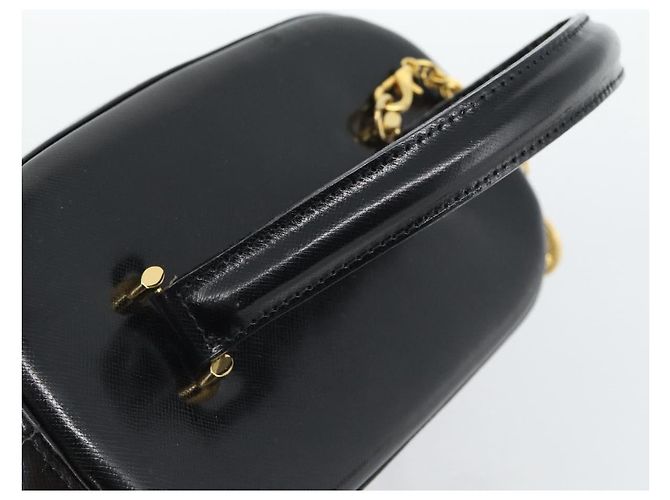Borsa a mano Gianni Versace in pelle 2way Nero Oro Auth BA13533A D'oro - vista 7