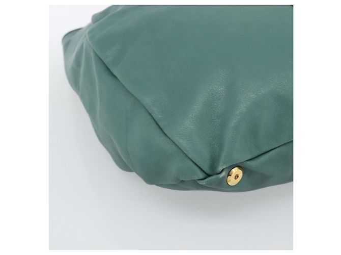 Chloé Borsa Chloe in pelle verde e oro Auth hk3784 D'oro - vista 14