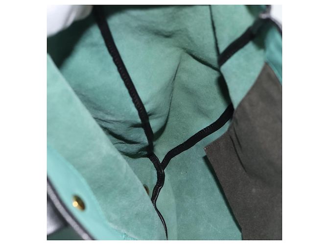 Chloé Borsa Chloe in pelle verde e oro Auth hk3784 D'oro - vista 19
