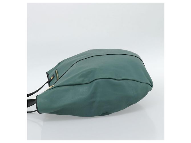 Chloé Borsa Chloe in pelle verde e oro Auth hk3784 D'oro - vista 3