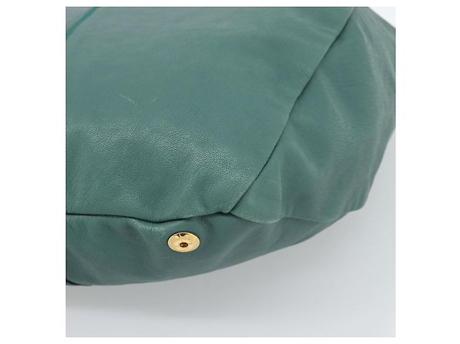 Chloé Borsa Chloe in pelle verde e oro Auth hk3784 D'oro - vista 9