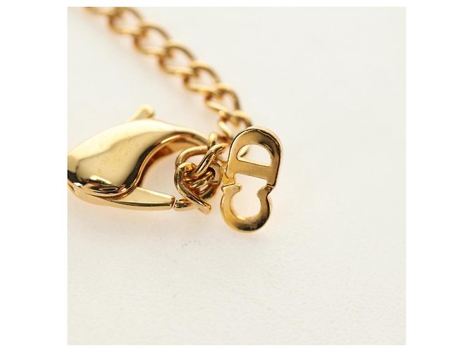 Collana Christian Dior in metallo Oro Autentica 186549M D'oro - vista 10
