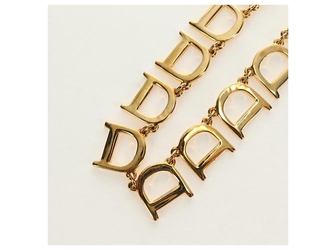 Collana Christian Dior in metallo Oro Autentica 186549M D'oro - vista 2
