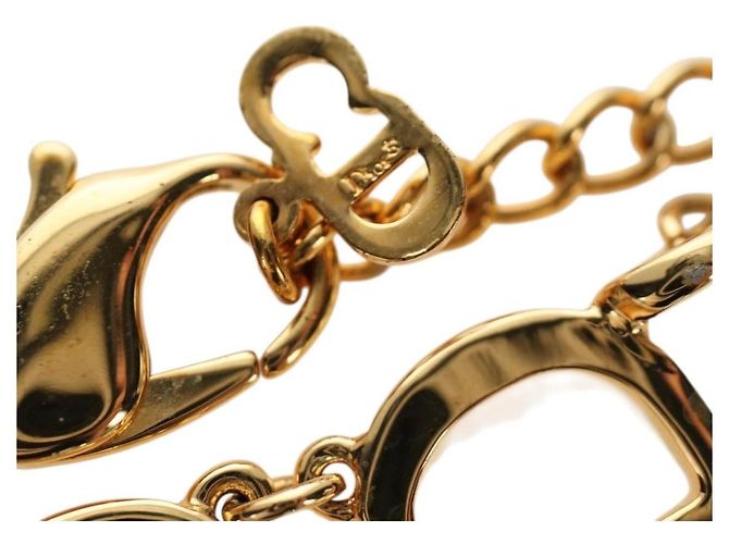 Collana Christian Dior in metallo Oro Autentica 186549M D'oro - vista 5