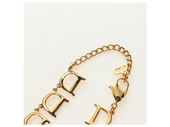 Collana Christian Dior in metallo Oro Autentica 186549M D'oro - vista 9