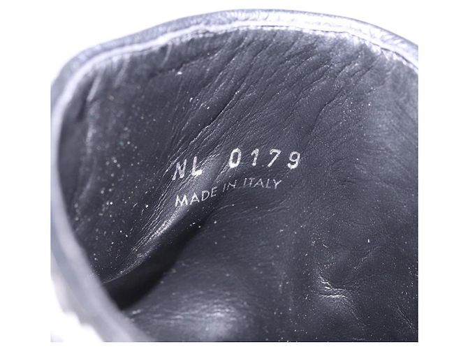 Stivaletti Baroque Line in pelle nera LOUIS VUITTON LV Auth 187687M Nero - vista 21