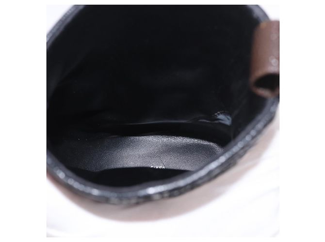 Stivaletti Baroque Line in pelle nera LOUIS VUITTON LV Auth 187687M Nero - vista 39