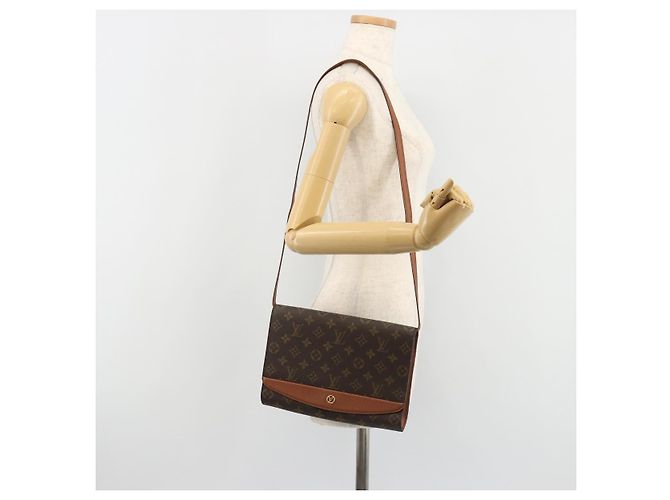 LOUIS VUITTON Borsa a Spalla Monogram Bordeaux 27 M51797 LV Auth 188533 Monogramma - vista 23