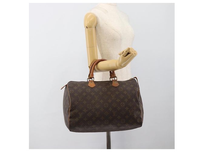 LOUIS VUITTON Borsa Monogram Speedy 35 M41524 LV Auth 187939A Monogramma - vista 20