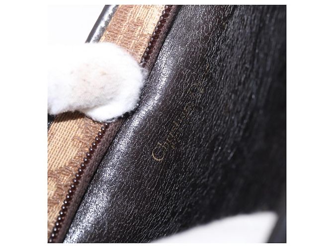 Borsa a tracolla Christian Dior Trotter Canvas Beige Auth 189328 - vista 11